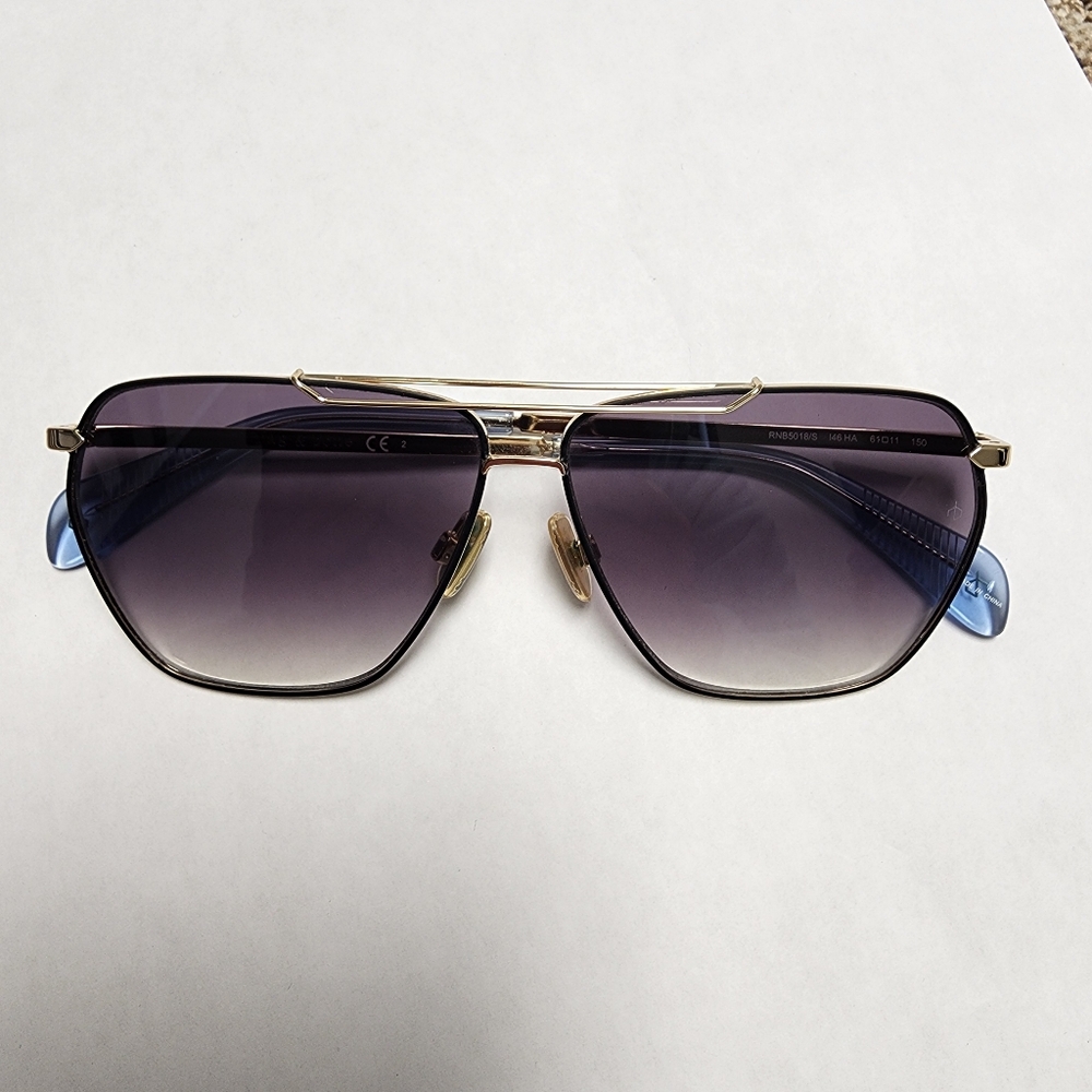 Rug & Bone Gold and Black Sunglasses
